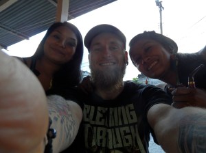 Two nice girls I met in Puyo, Ecuador