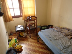 My room in Hostal Sucre, Quito, Ecuador
