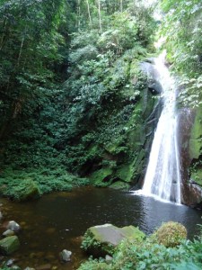 waterfall at Tamushal, Tarapoto, Peru
